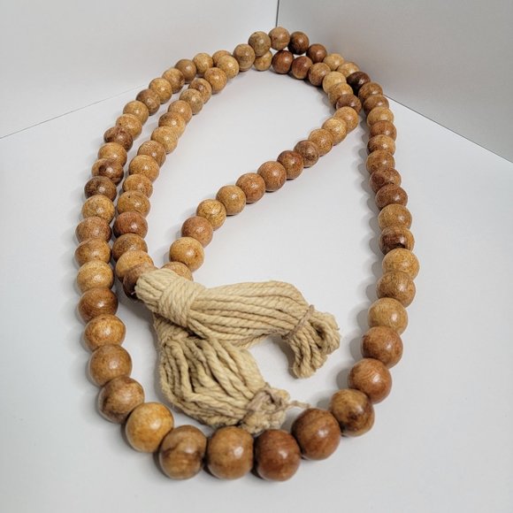 Wood Bead Garland - Picture 2 of 4